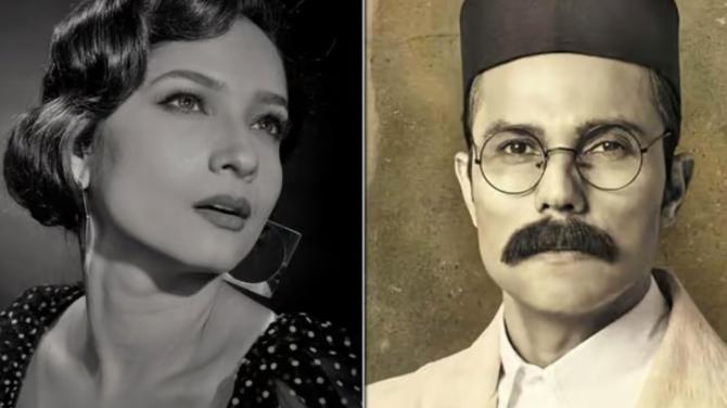 Ankita Lokhande is seen with Randeep Hooda as Yamunabai Savarkar