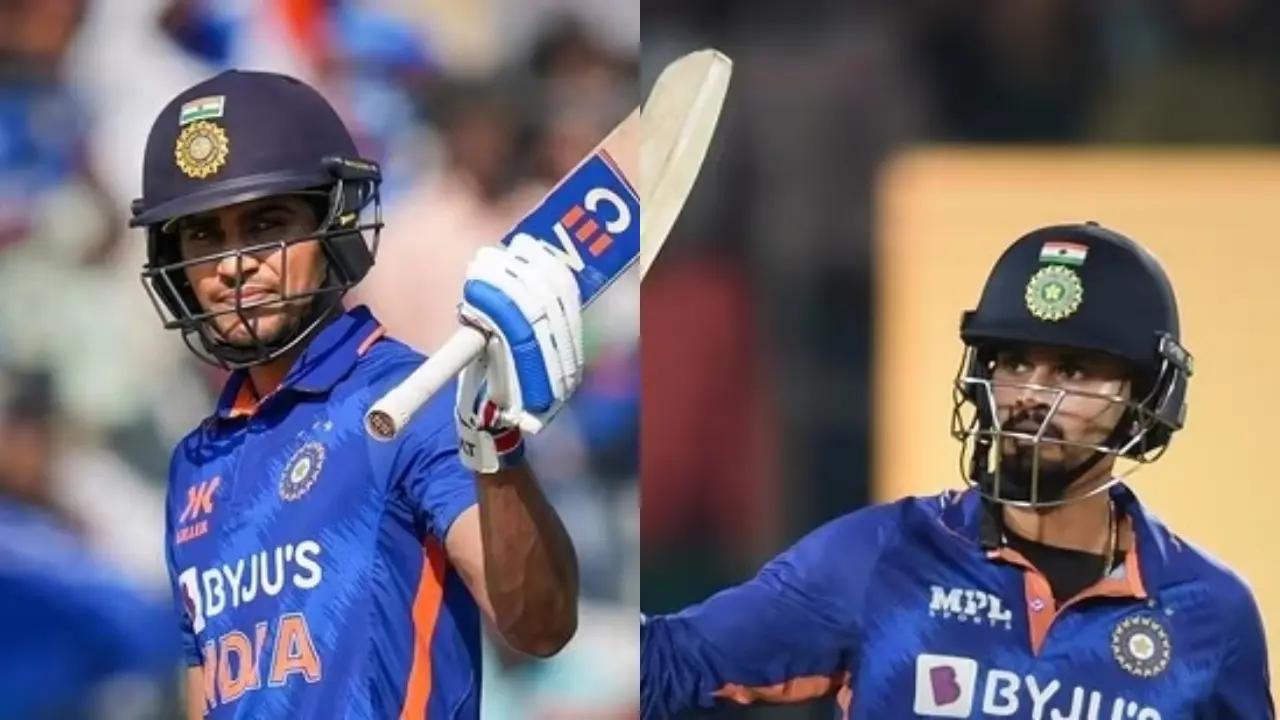 Shubman Gill and Shreyas Iyer each scored 104 and 105 runs, respectively, to reach their 200-run partnership.