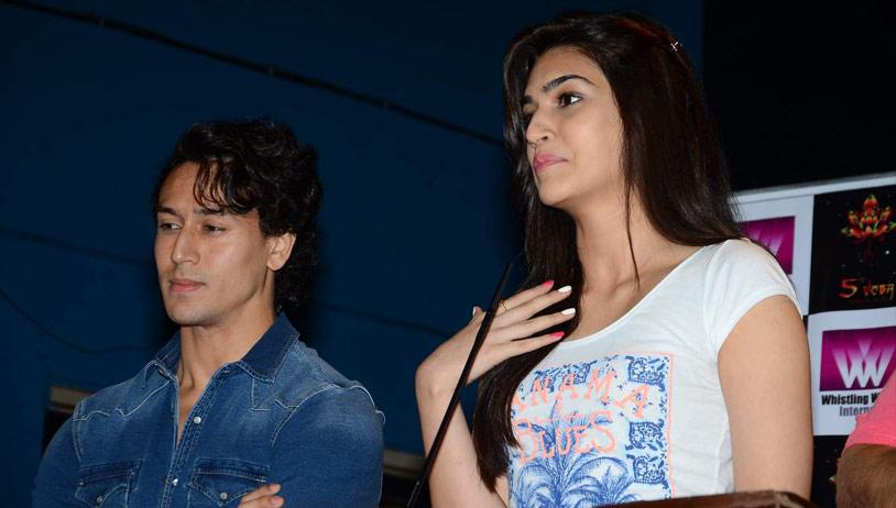 Tiger Shroff, Kriti Sanon celebrate Yoga Day
