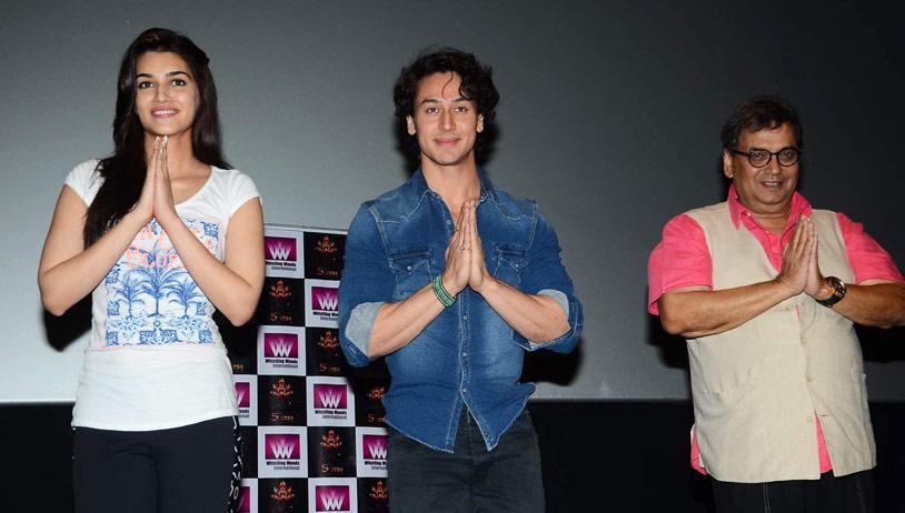 Tiger Shroff, Kriti Sanon celebrate Yoga Day