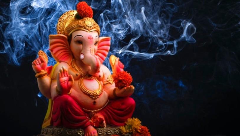 Lord Ganesha is addressed with 108 names
