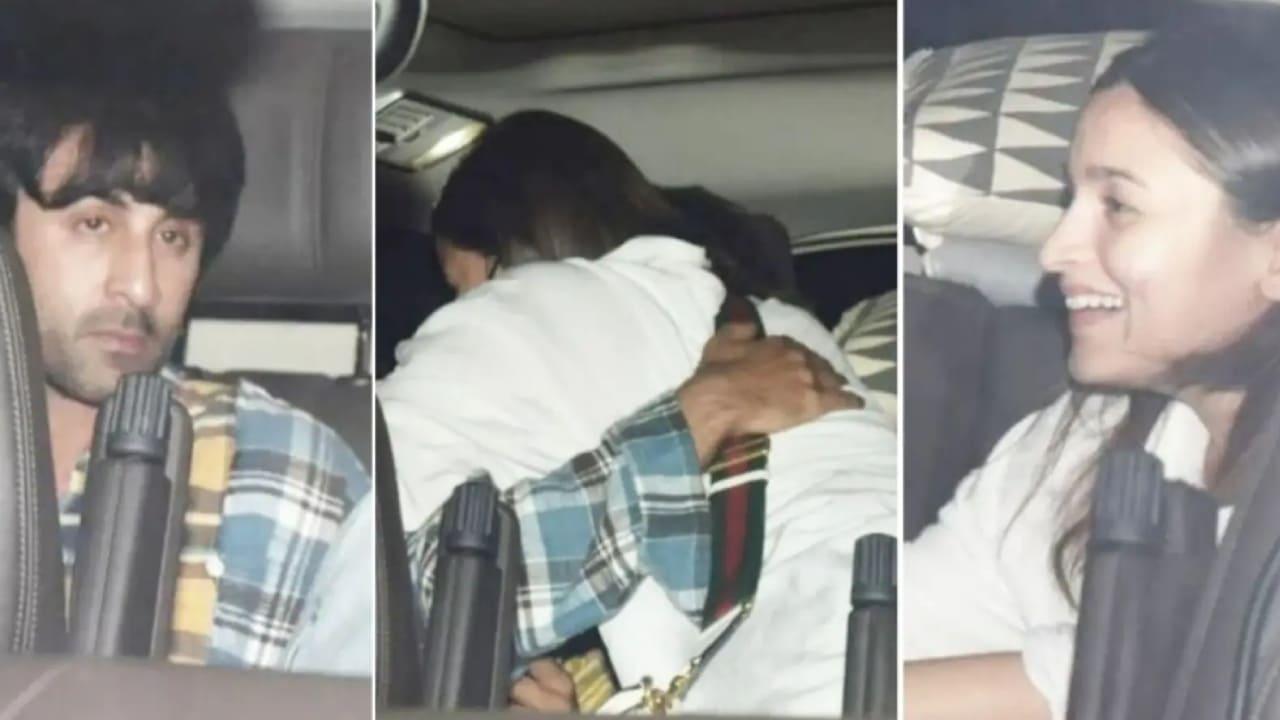 Alia Bhatt Hugs Ranbir Kapoor As He Pays Her Surprise Visit On Airport