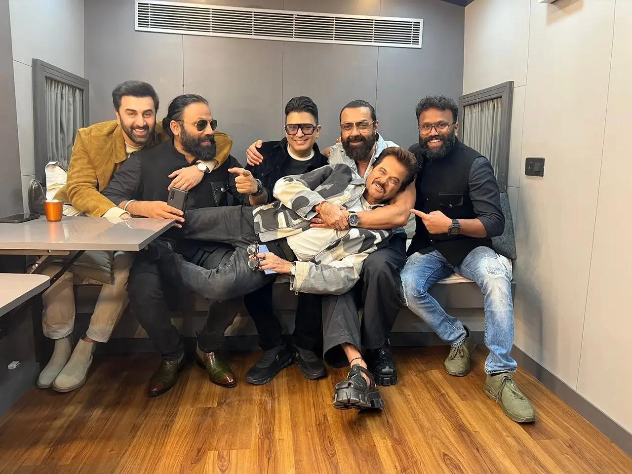 The entire team of Animal was present for the grand event. Sandeep Reddy Vanga, Anil Kapoor, Bobby Deol, Bhushan Kumar were all smiles ahead of the event in Hyderabad