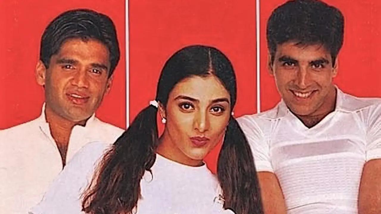 Who can forget Tabu as Anuradha in Priyadarshan`s `Hera Pheri.` Although it was Akshay Kumar, Suniel Shetty and Paresh Rawal leading the cast, Tabu left an impact with her hilarious act be it her desperation for a job or her attempts to seduce Suniel`s character Shyam, she had us rolling on the floor laughing!