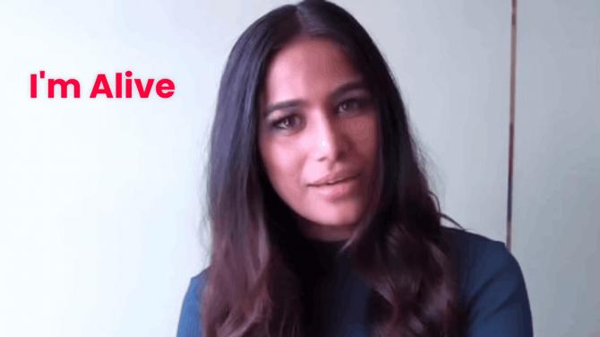 Poonam Pandey says `I`m here alive`