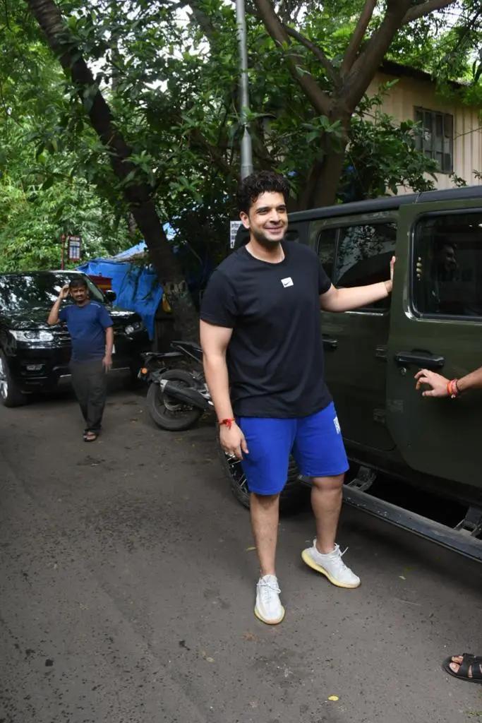 Karan Kundra was snapped as he went out and about in the city