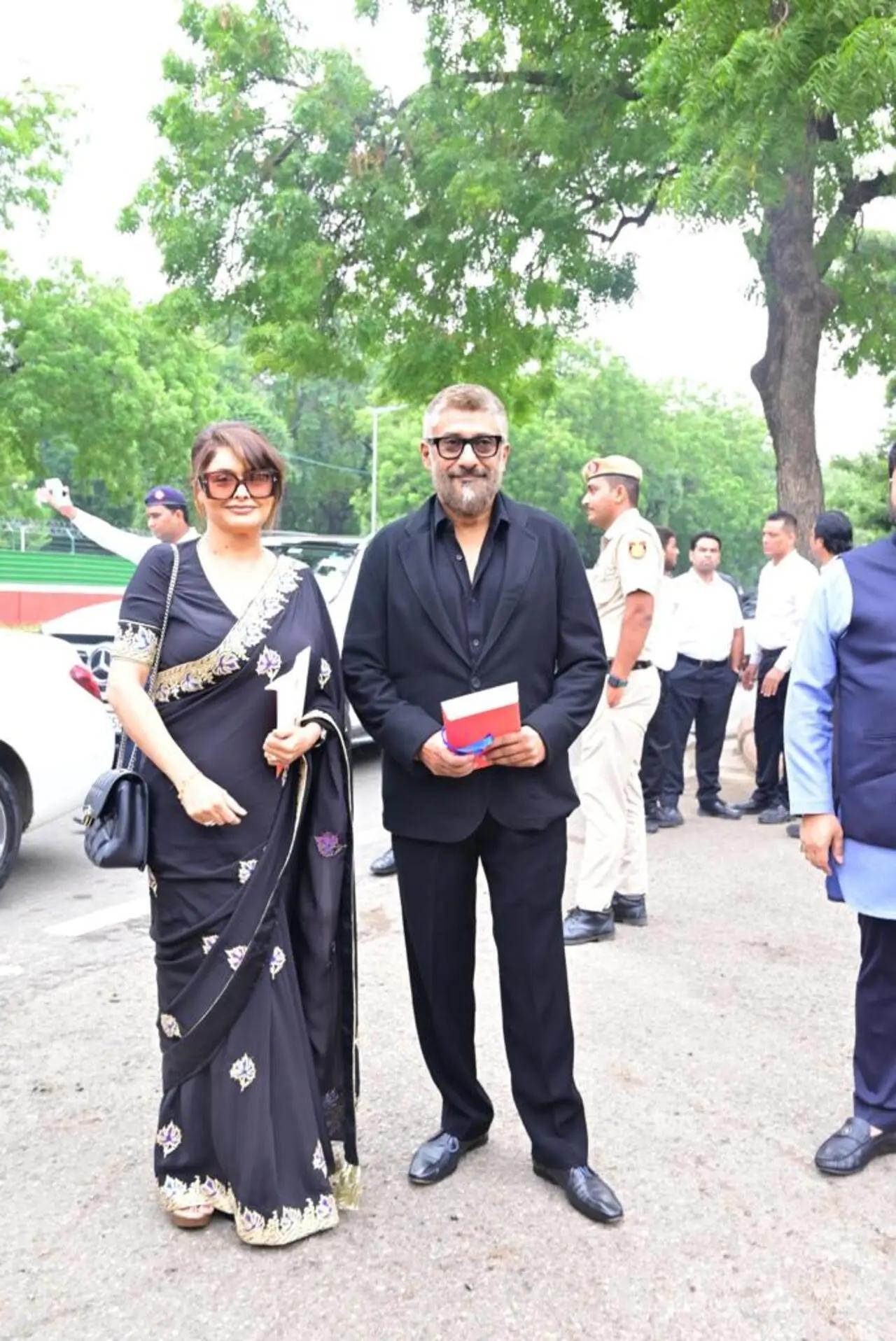 Vivek Agnihotri and Pallavi Joshi attended the ceremony as their film `The Kashmir Files` was recognized in several categories at the National Film Awards