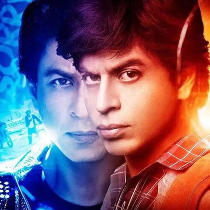 Obsessed fan: After a considerable gap, the real Shah Rukh Khan got back with a fabulous combination of two roles, one playing a young, ebullient fan reminiscent of his vulnerable younger days and the other playing the superstar that he is today, with the charisma and power of his personality all intact. Gaurav Chandna (Shah Rukh Khan) is a Delhi boy, who runs a cyber cafe in the city, has grown up watching superstar Aryan Khan`s (SRK) films and considers himself his biggest fan. It is all good till Gaurav decides to take his obsession a little too far and aspires to meet his idol. His passion takes an ugly turn when he encounters the man he revered in a not-so-flattering circumstance. Right from the beginning of this thriller, which undoubtedly boasts of one, oops, two of his best performances, it is evident why Shah Rukh Khan is needed for a film of this sort, and why only someone in his position and with his caliber could do it too.