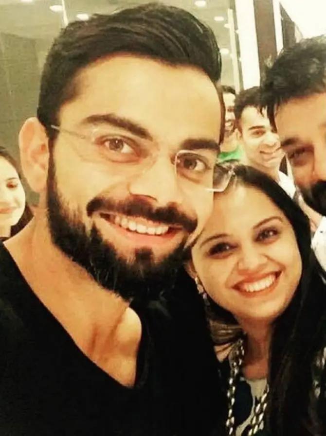 In picture: Virat Kohli with his sister Bhavna during Raksha Bandhan