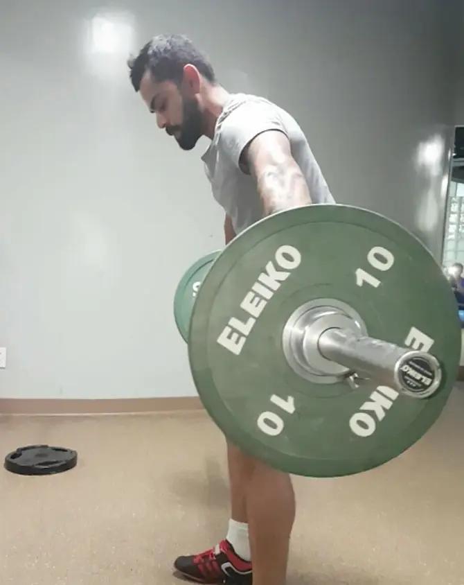 Virat Kohli is very particular about his workout routine and his diet and credits his fitness to the same