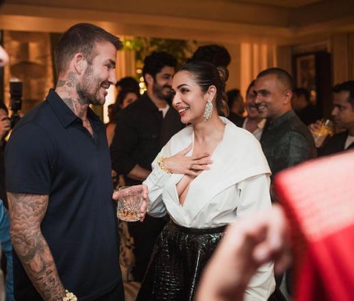 Malaika Arora is overwhelmed after meeting David Beckham at the party