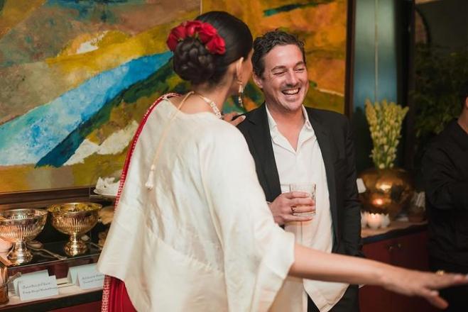 David Gardner with Sonam Kapoor