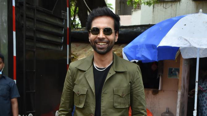 Aparshakti Khurrana, Pranutan Bahl, Abhishek Banerjee, Ashish Verma snapped at Helmet promotions