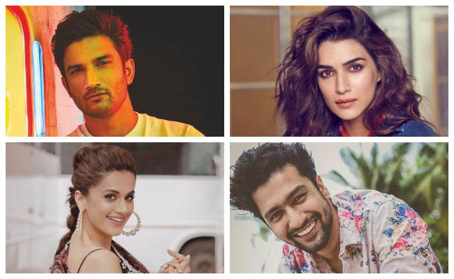 Sushant Singh Rajput, kriti sanon, taapsee pannu, vicky kaushal