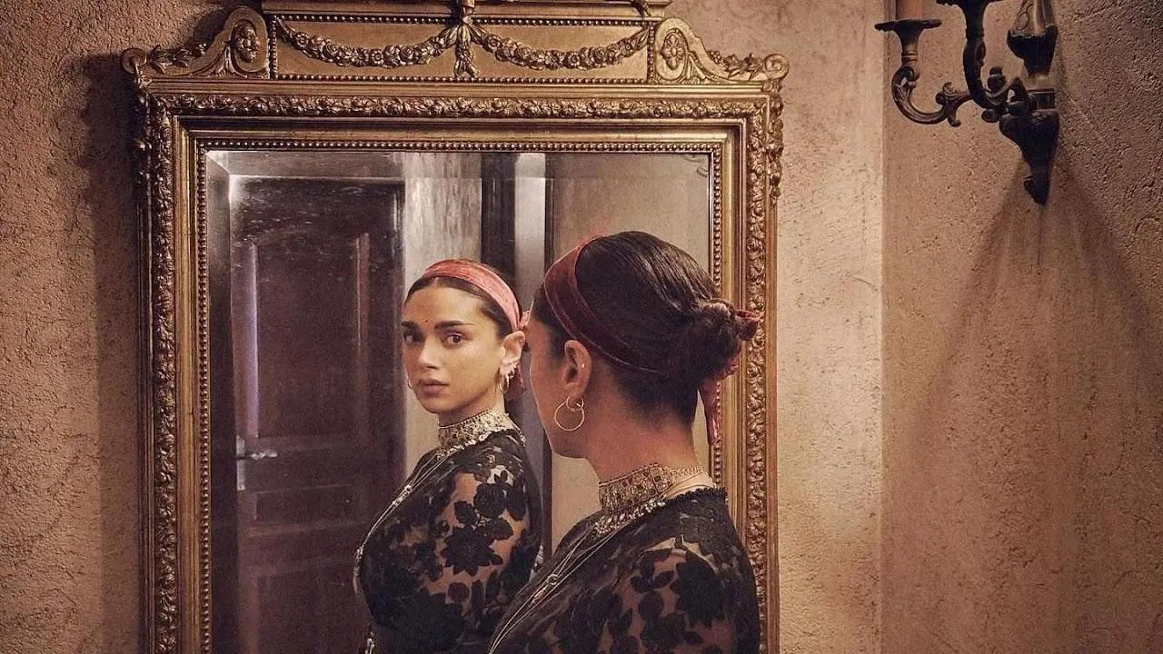 She stunned in a sheer embroidered Sabyasachi dress at the Cannes Film Festival.