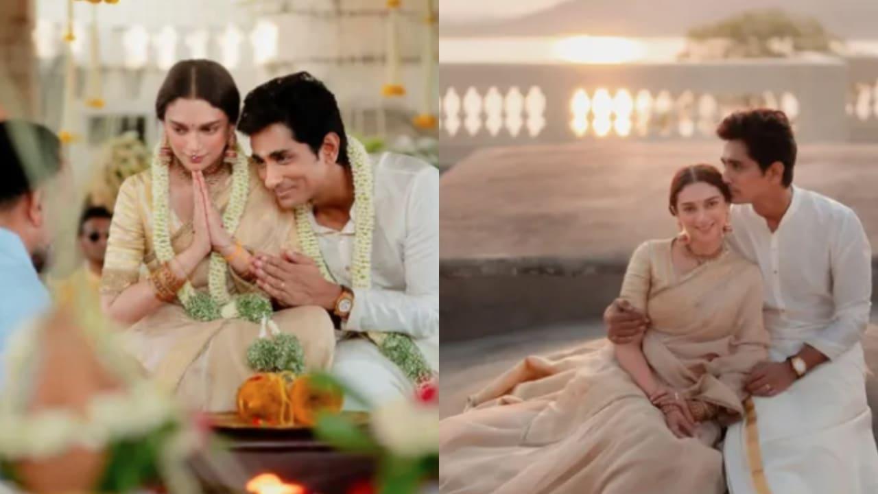 Aditi Rao Hydari And Siddharth Are Married, Newlyweds Share Adorable Pics