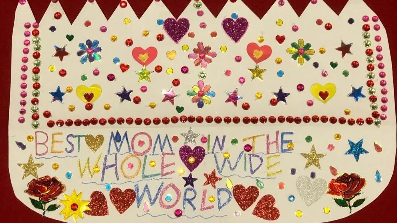 This was a birthday gift which Aishwarya Rai Bachchan’s daughter had hand made for her mother. The proud mother Aishwarya shared this on social media with the caption, “A SURPRISE...made by MY WORLD for me today LOVE YOU MY DARLING AARADHYA and THANK YOU for the MOST PRECIOUS crown EVERRRRRRR”