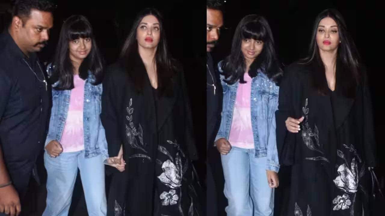 Watch! Aishwarya Rai Jets Off For Cannes 2023 With Aaradhya Bachchan, Happily Poses For Shutterbugs