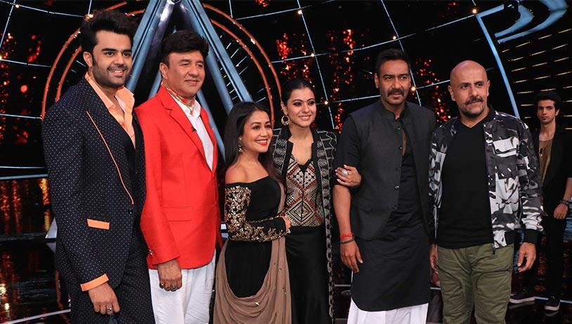 Kajol, Ajay Devgn promote Helicopter Eela on the sets of Indian Idol