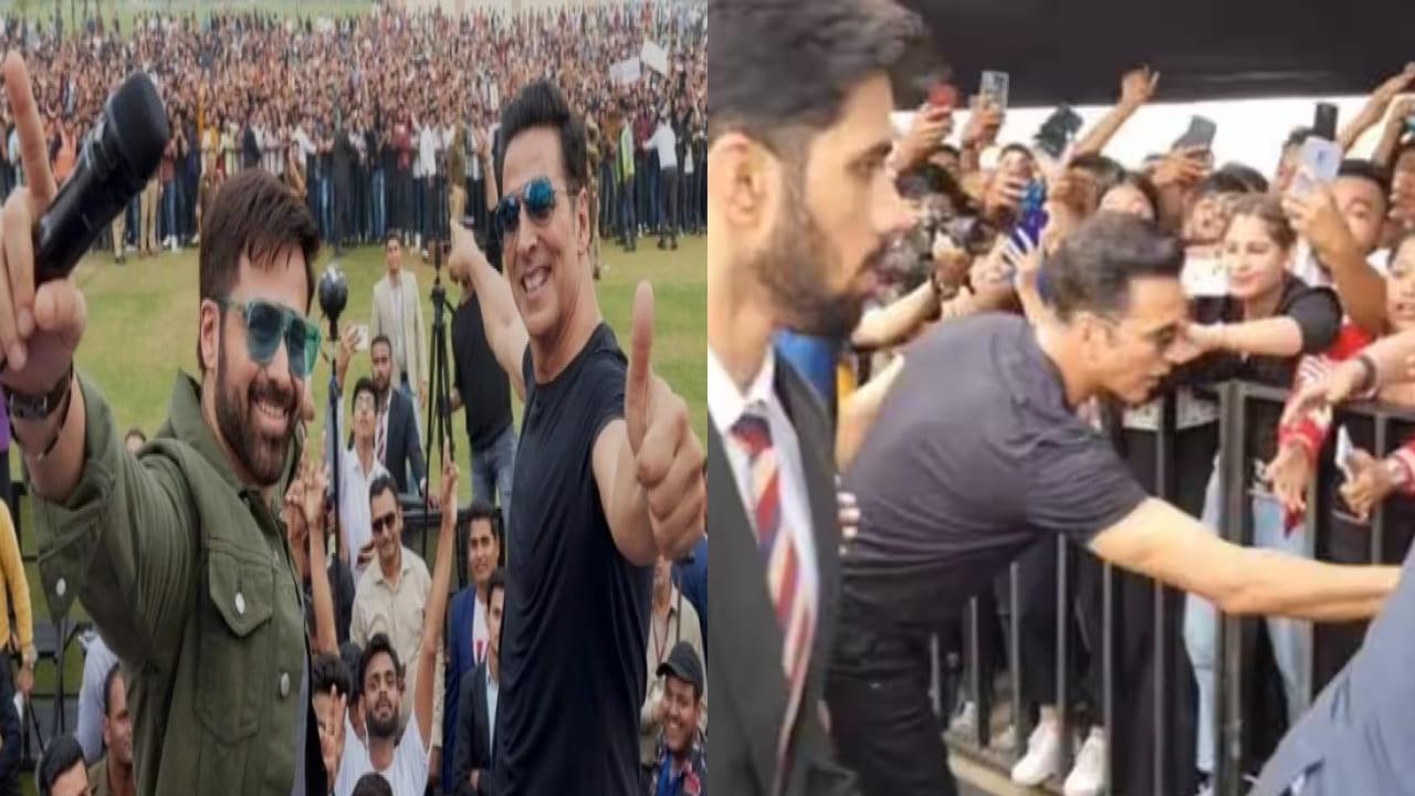 Watch! Akshay Kumar Hugs A Fan Who Jumped The Barricades To Meet Him; Netizens Praise His Gesture