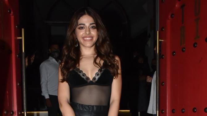 Kartik Aaryan and Alaya F snapped at the Freddy Wrap Up Party in Mumbai