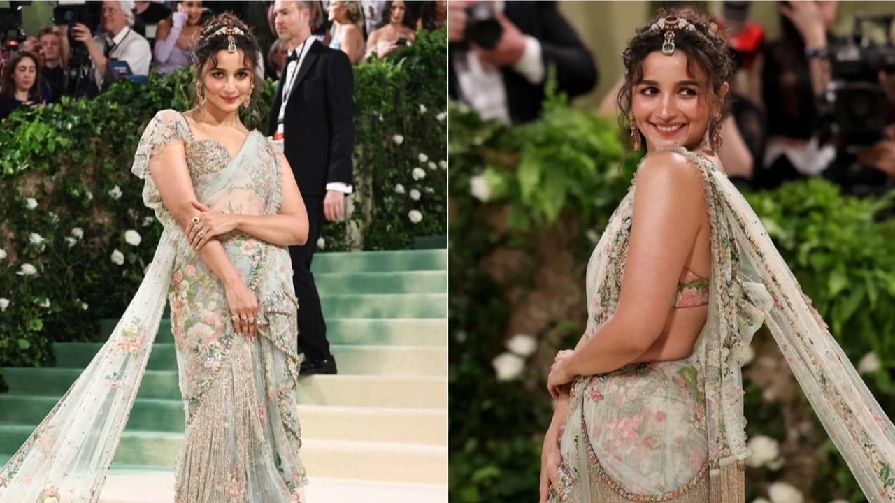 Met Set Go: It Took 163 Artisans, 1965 Man Hours To Design Alia Bhatt`s Met Gala Saree