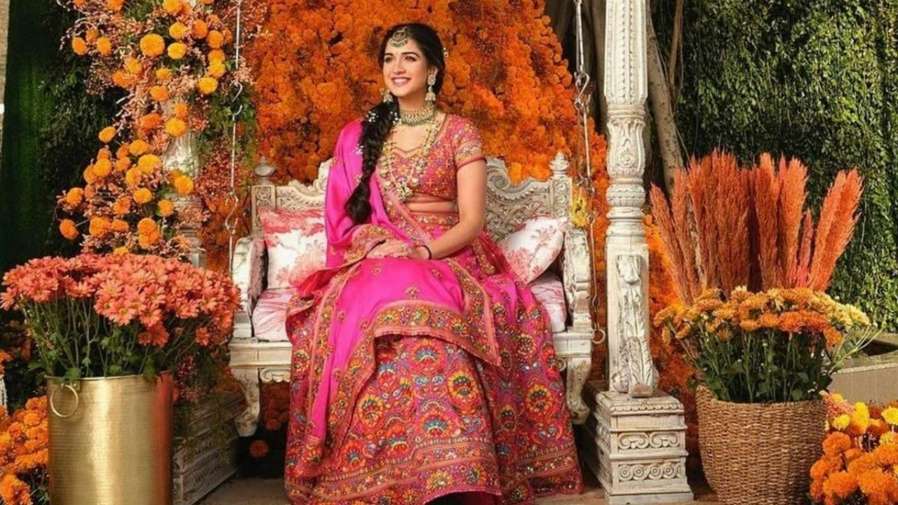 Radhika`s Vibrant Pink Lehenga