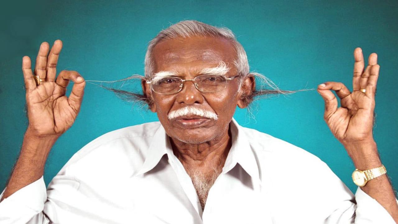 Shocking! A Retired School Headmaster Sets Guinness World Record For World's Longest Ear Hair