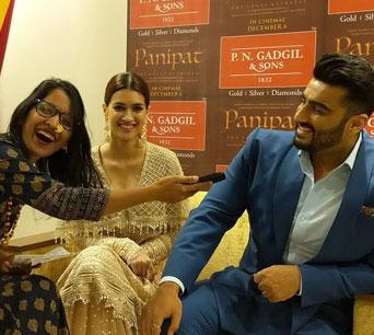 Arjun Kapoor and Kriti Sanon