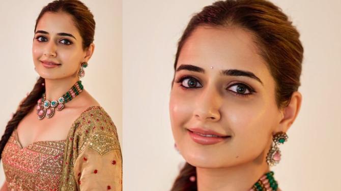Ashika Ranganath in Lehenga Love!