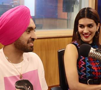 Diljit and Kriti
