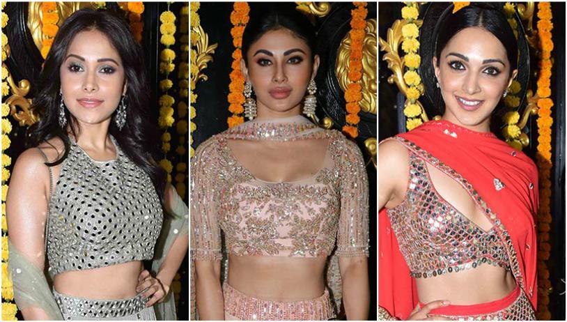 Nushrat Bharucha, Mouni Roy, Kiara Advani look their festive best at Ekta Kapoors Diwali party