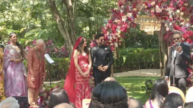 See Images: Farhan Akhtar and Shibani Dandekar Tie the Knot In Khandala