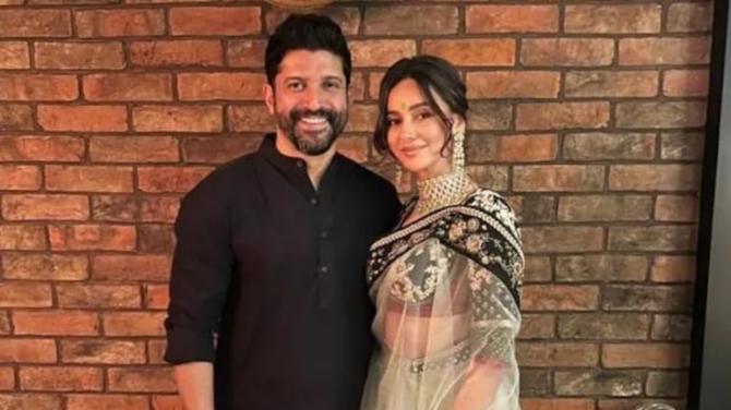 See Images: Farhan Akhtar and Shibani Dandekar Tie the Knot In Khandala