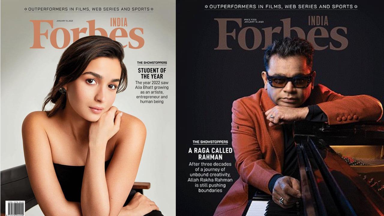 Alia Bhatt To AR Rahman, Bollywood Celebrities Who Featured In Forbes India`s Showstopper 2023 Edition