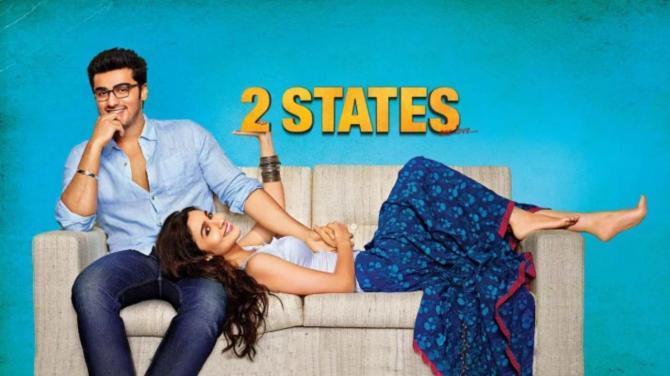 2 states starring Arjun Kapoor and Alia Bhatt