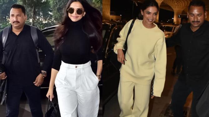 Deepika with her bodyguard Jalal.