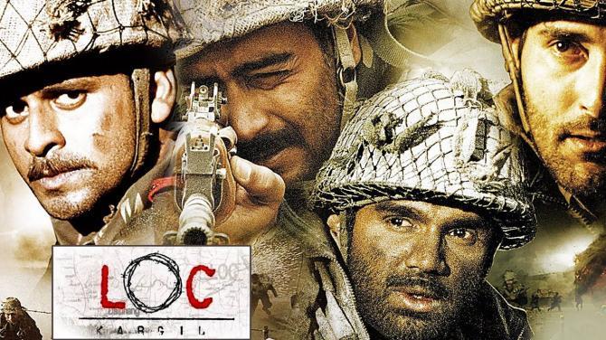 LOC Kargil, directed by JP Dutta, is one of the longest Indian films