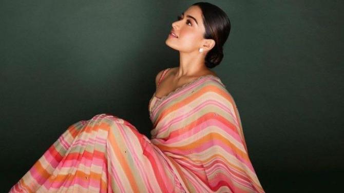 Rashmika Mandanna elevates the screen with her Saari looks