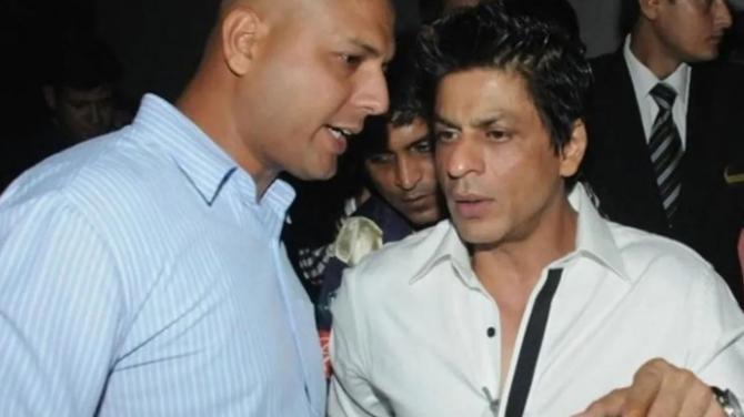 Shah Rukh Khan and his bodyguard