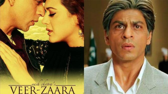 In Veer Zaara, Shah Rukh Khan played a character in a story that spans many decades