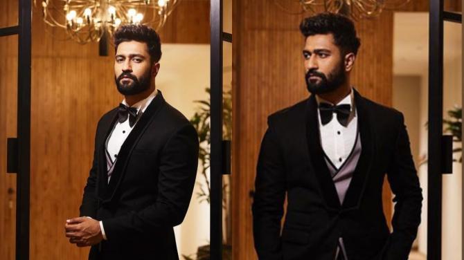 Vicky Kaushal nailing the tuxedo in style