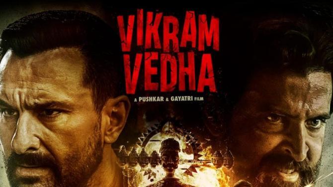 Hrithik Roshan was impeccable as Vedha in this 2022 thriller