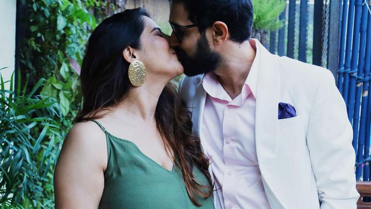 Vikrant Massey and Sheetal Thakur at the baby shower