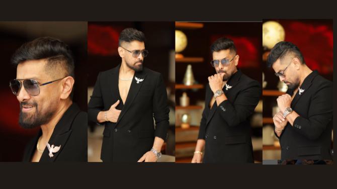 Sleek Black Look with a Silver Touch