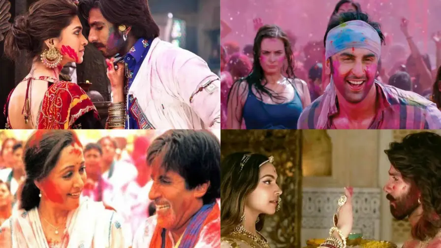 Holi 2025 Special: Top 5 Romantic Bollywood Films Featured Holi