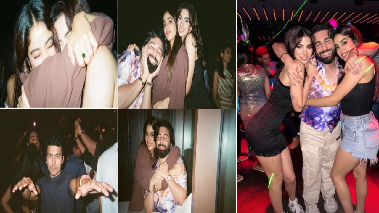 In Pics: Janhvi Kapoor-Khushi Kapoor Have A Blast With Shikhar Pahariya And Friends
