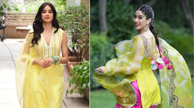 Yellow Inspired Celeb Fashion Ideas For Navratri Day 1