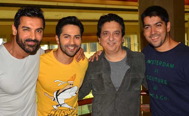 john abraham, varun dhawan, sajid nadiadwala, rohit dhawan