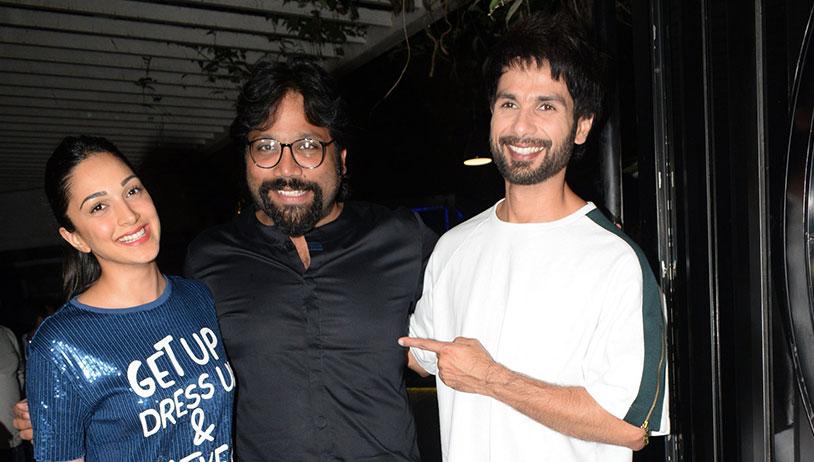 Shahid Kapoor and Kiara Advani snapped at Kabir Singh Wrap-Up Bash